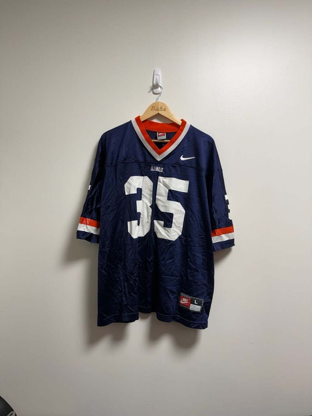 Nike Illinois Fighting Illini 35 Football Jersey Size L